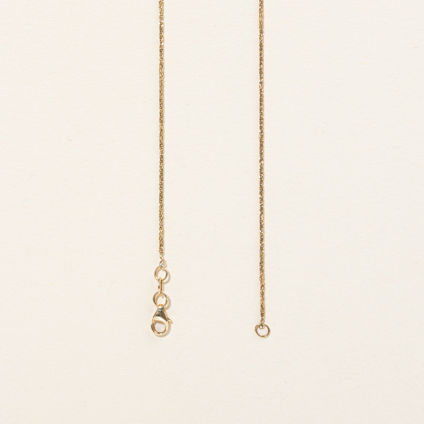 14k Yellow Gold Key Charm & Necklace | 18" |