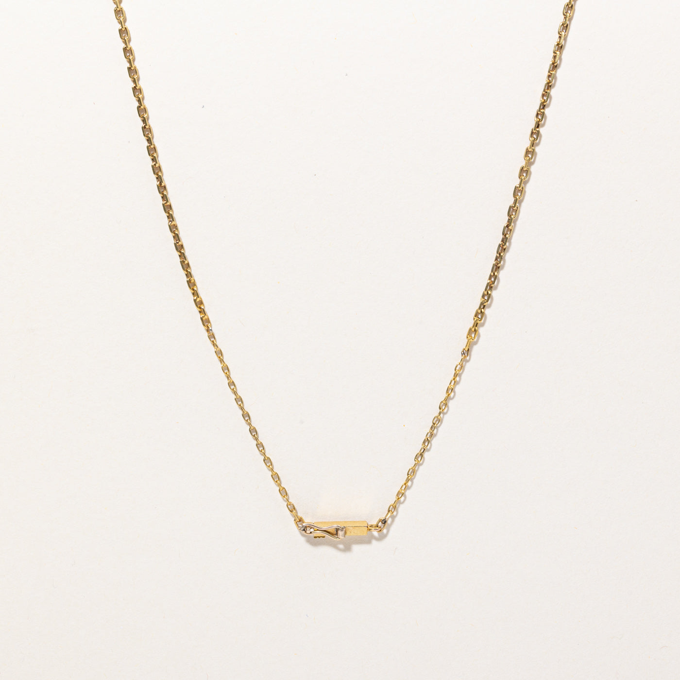 French Art Nouveau Era Old Cut Diamond Lavalier Necklace | 0.85ctw | 18" |