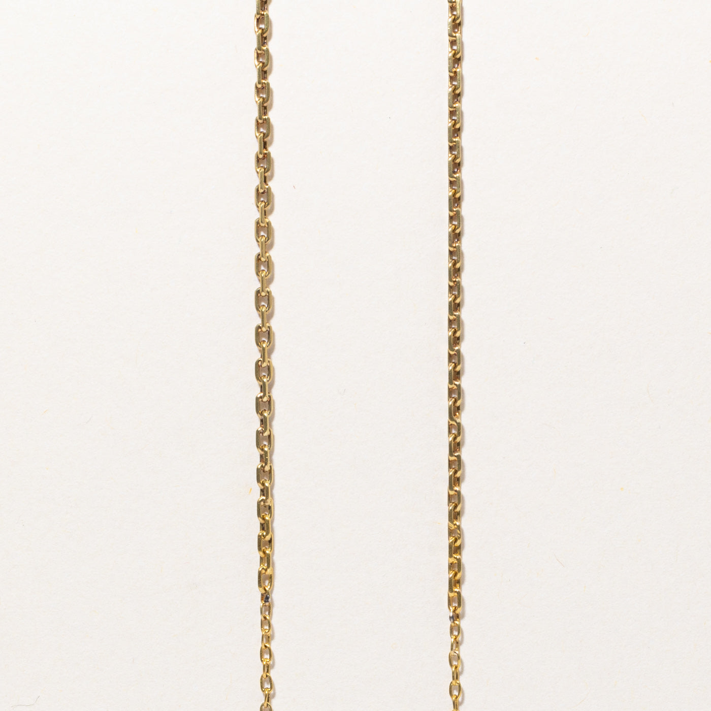 French Art Nouveau Era Old Cut Diamond Lavalier Necklace | 0.85ctw | 18" |