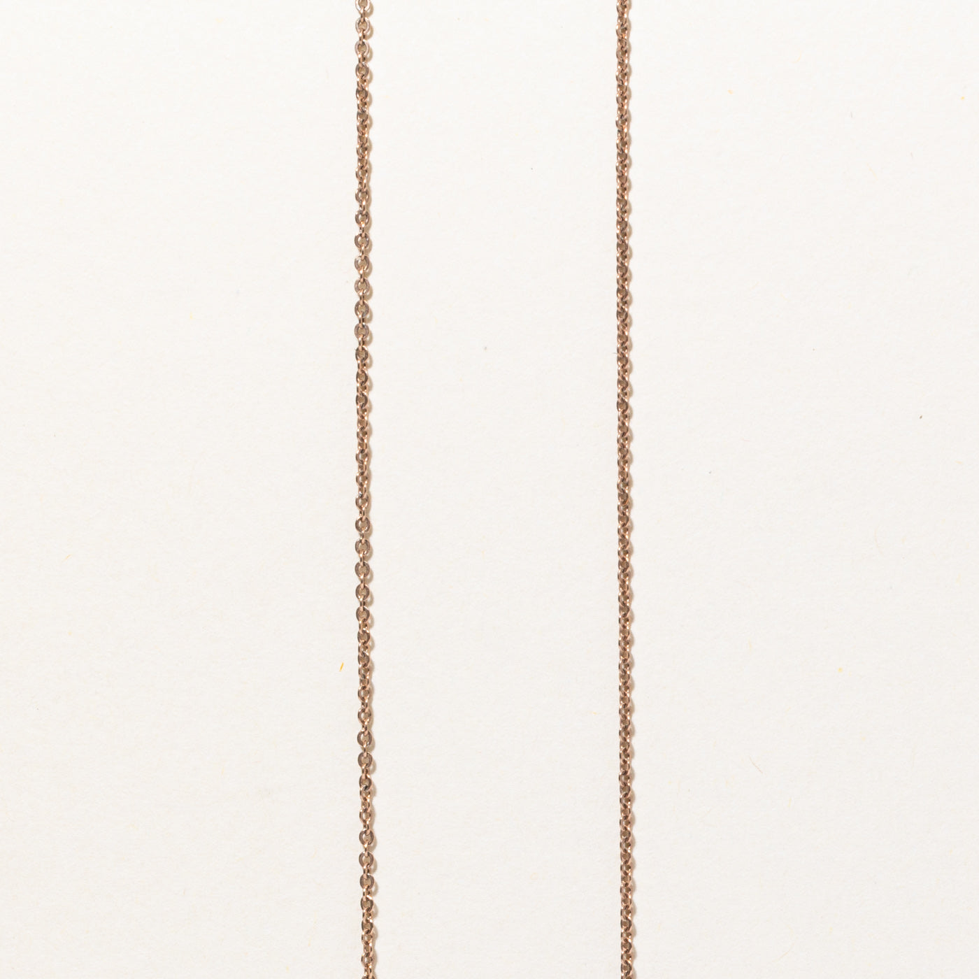 Antique Garnet & Old Cut Diamond Necklace | 0.06ct, 0.25ctw | 18" |