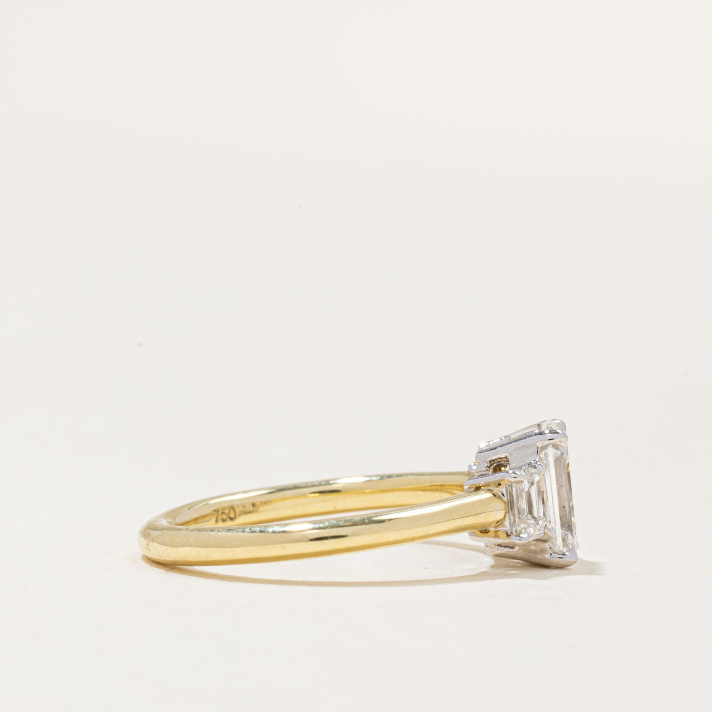 GIA-graded Emerald-cut Diamond Engagement Ring | 1.60ct IF G Ex/VG | 0.43ctw | SZ 6.25 |