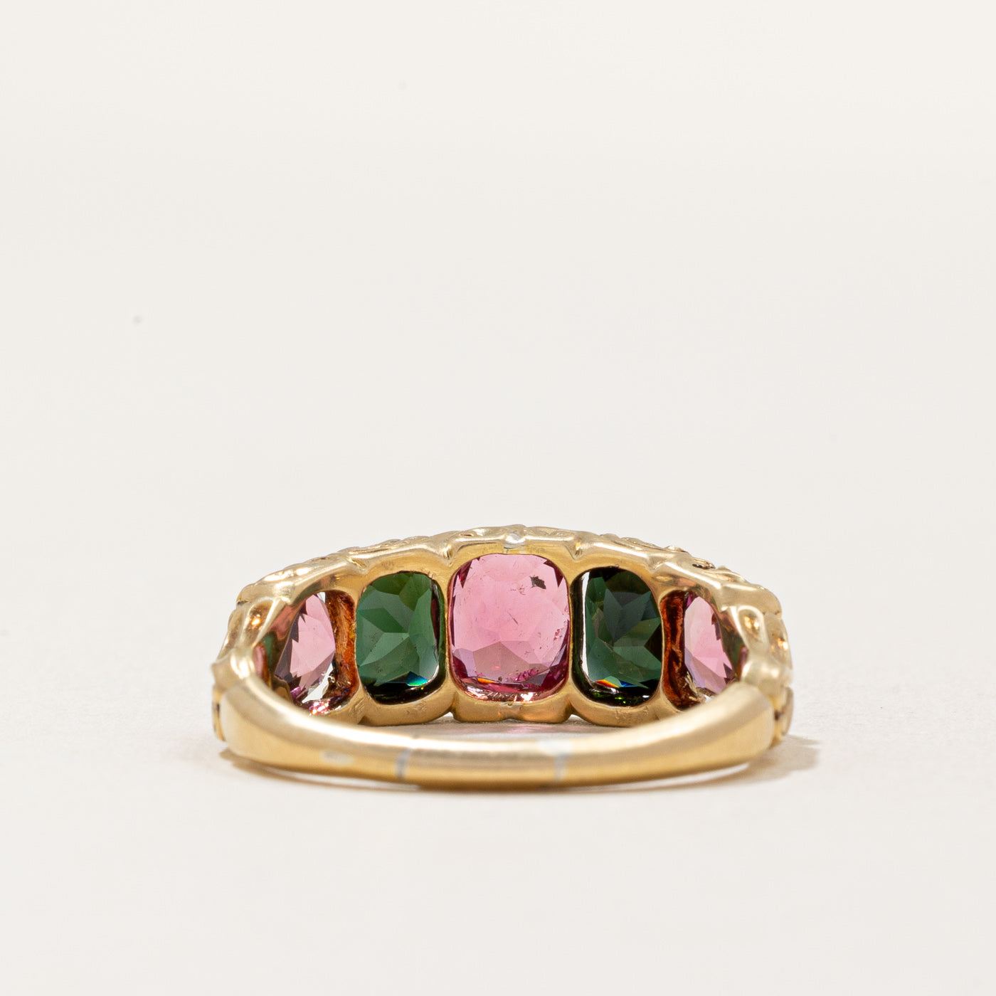 Antique Cushion Cut Tourmaline Ring | 2.15ctw | SZ 7.25 |