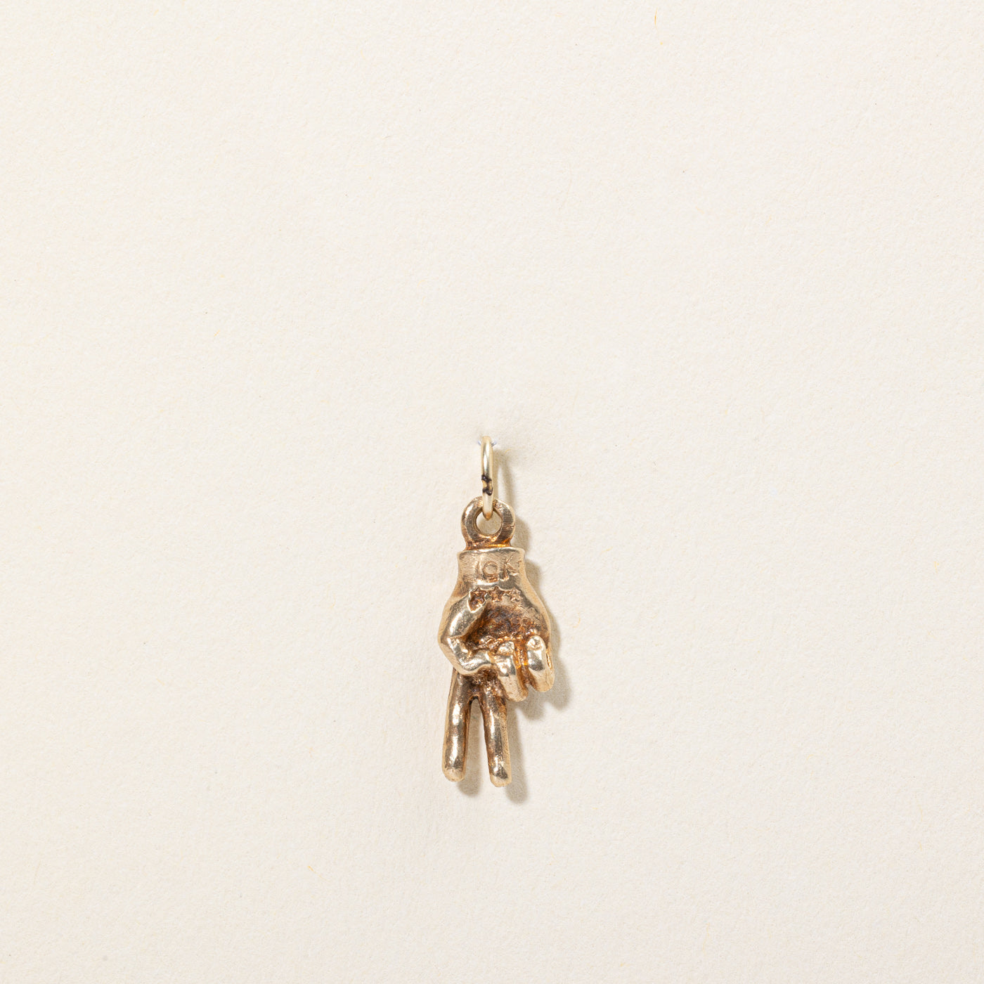 10k Yellow Gold Peace Charm