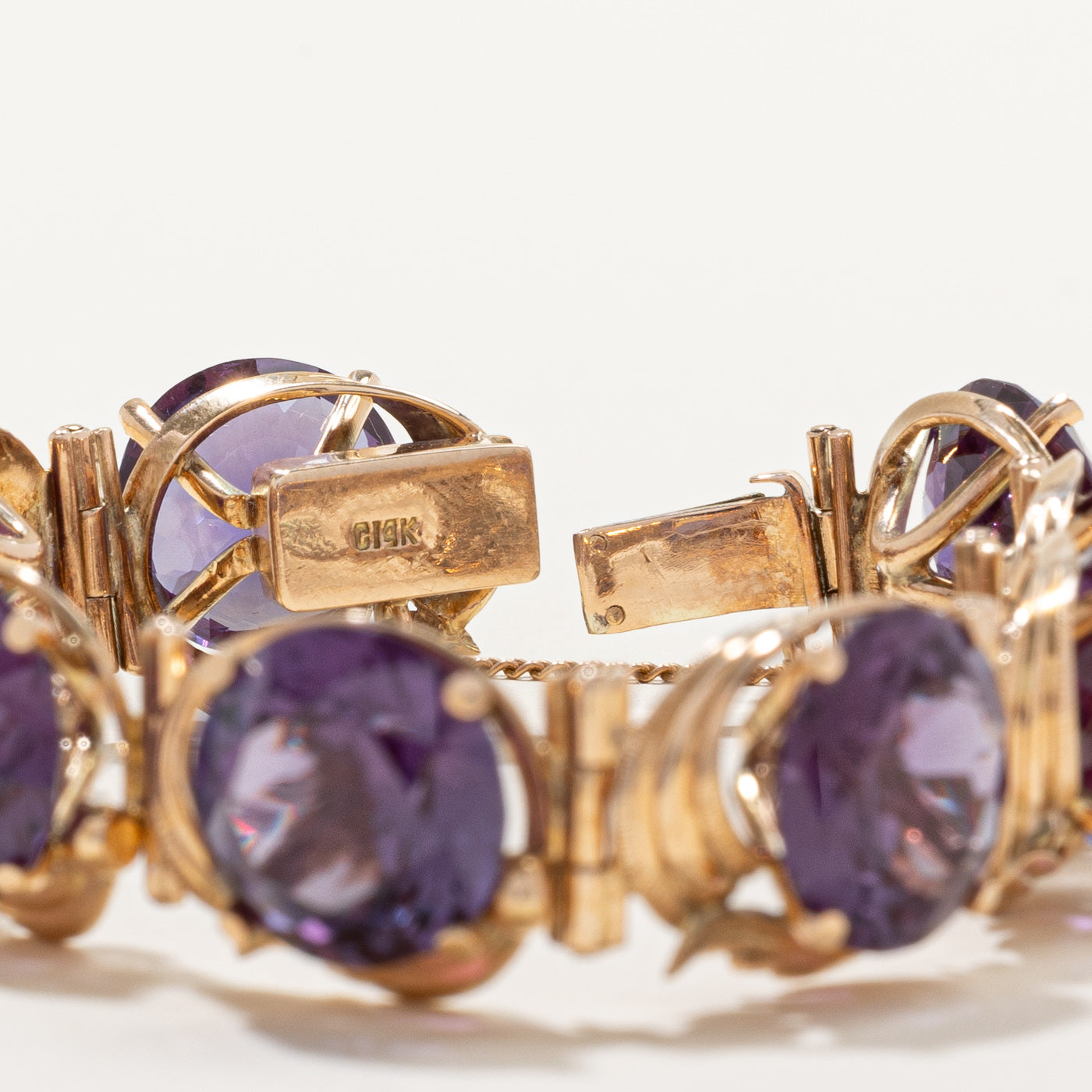 Synthetic Colour Change Sapphire Bracelet | 100.00ctw | 7" |