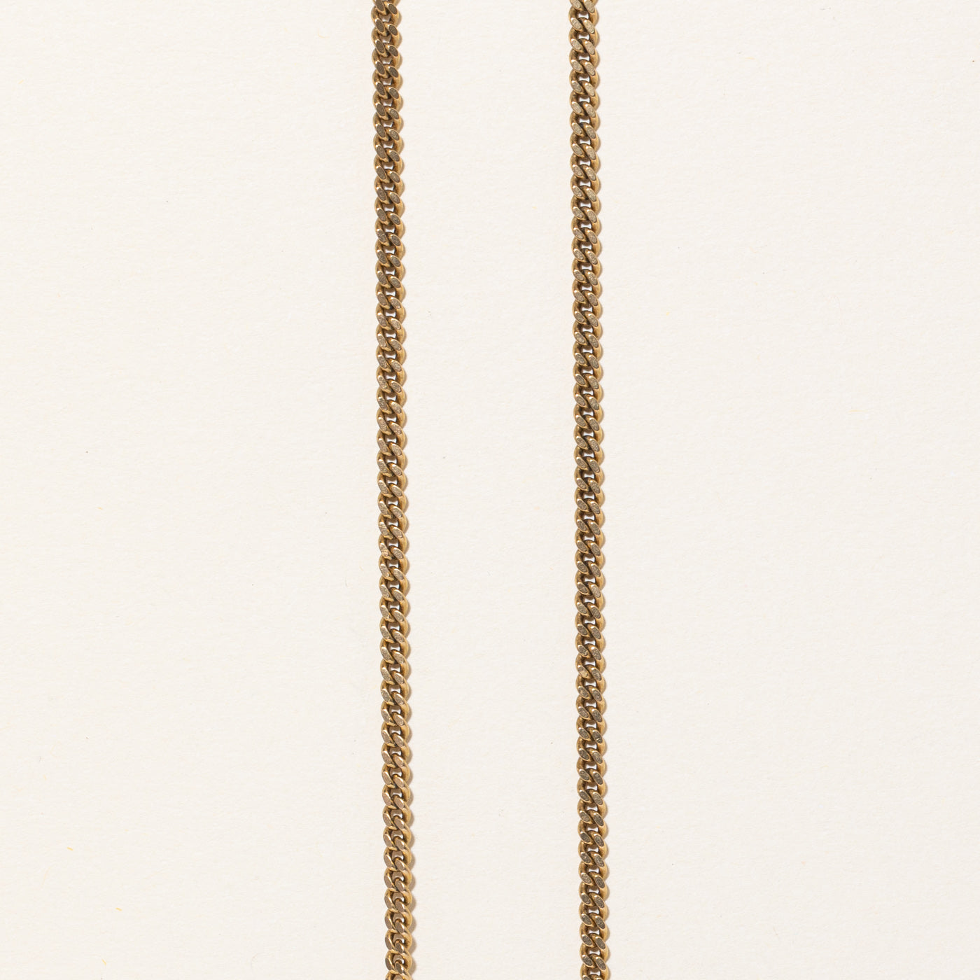 10k Yellow Gold Curb Link Chain | 19" |