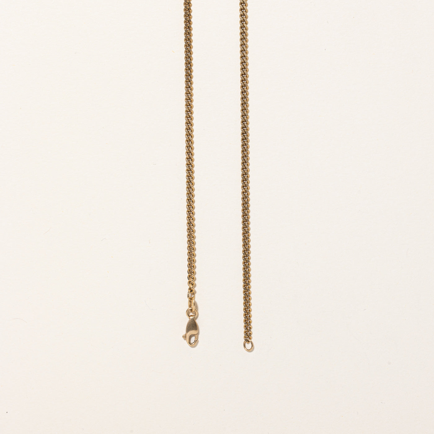 10k Yellow Gold Curb Link Chain | 19" |