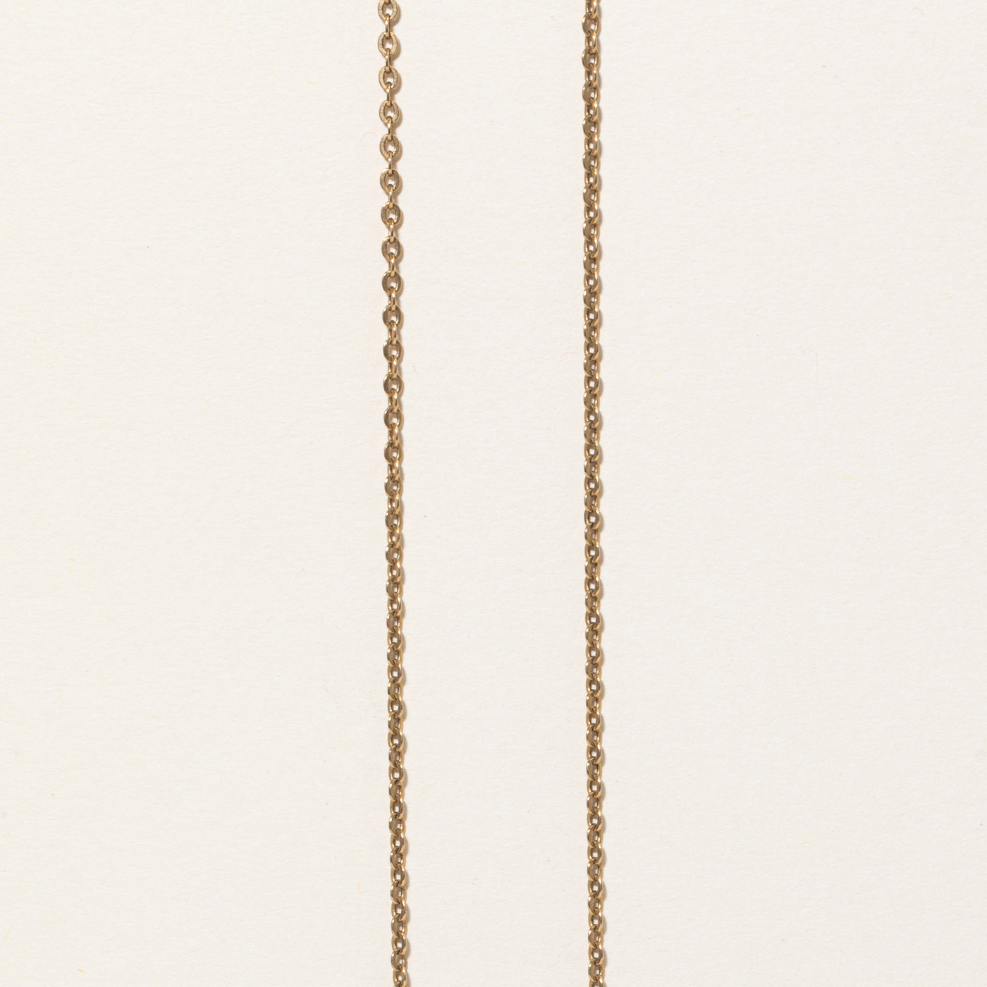 10k Yellow Gold Oval Cable Chain | 21" |