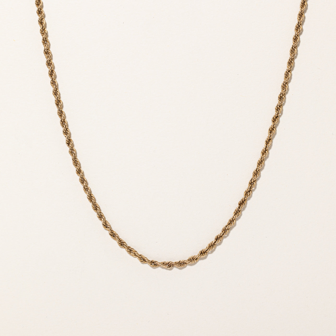10k Yellow Gold Rope Chain | 32" |