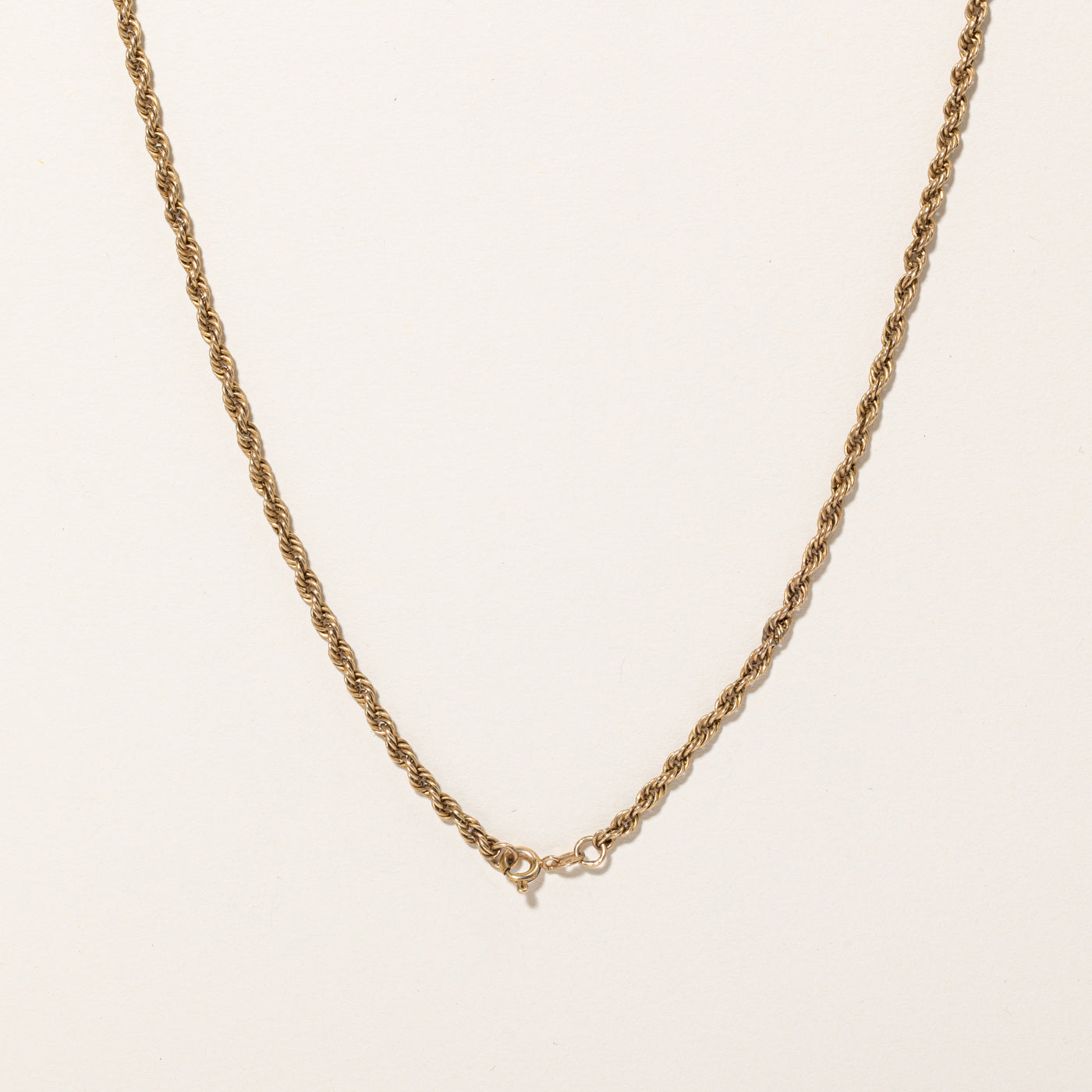 10k Yellow Gold Rope Chain | 32" |