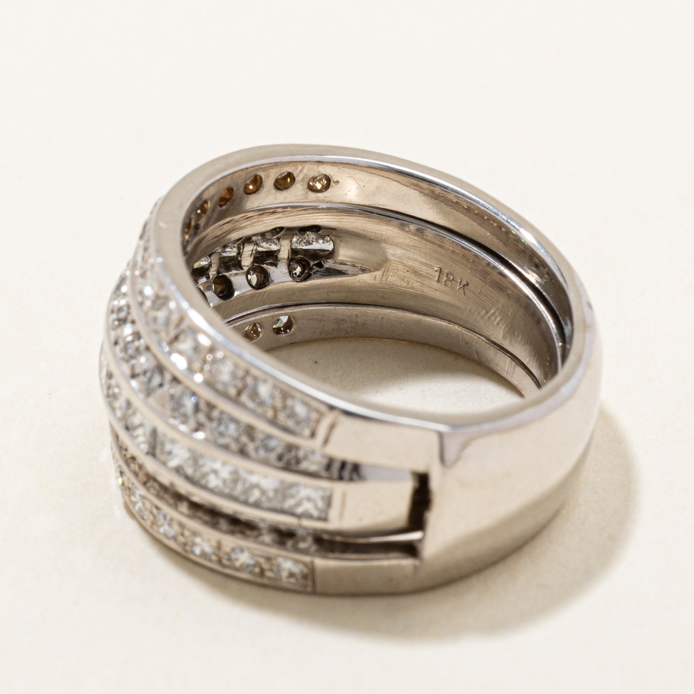 Diamond Cocktail Ring | 1.69ctw | SZ 5.25 |