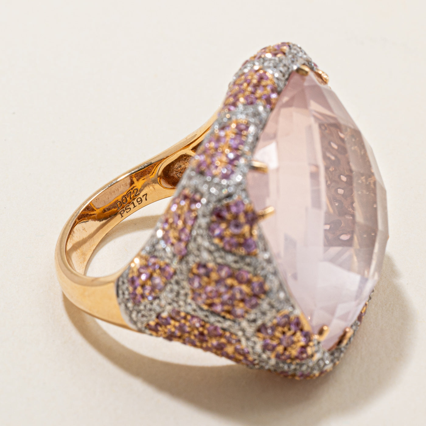 Multi Gem Large Cocktail Ring | 24.14ctw | SZ 7 |