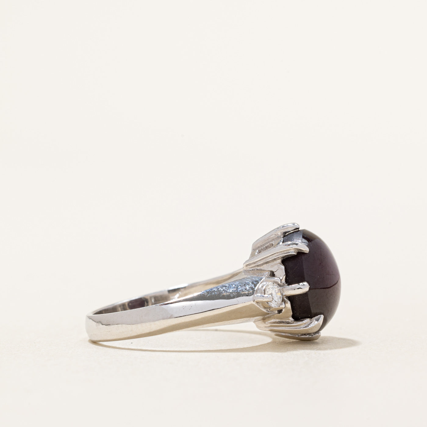 Star Ruby & Diamond Cocktail Ring | 8.39ct, 0.12ctw | SZ 6.25 |
