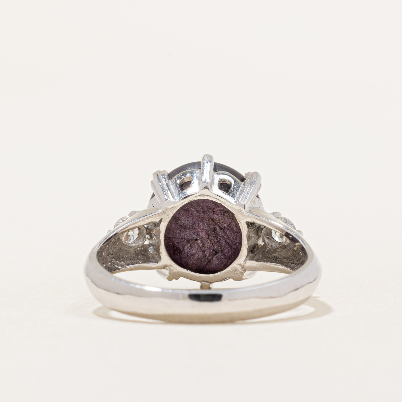 Star Ruby & Diamond Cocktail Ring | 8.39ct, 0.12ctw | SZ 6.25 |