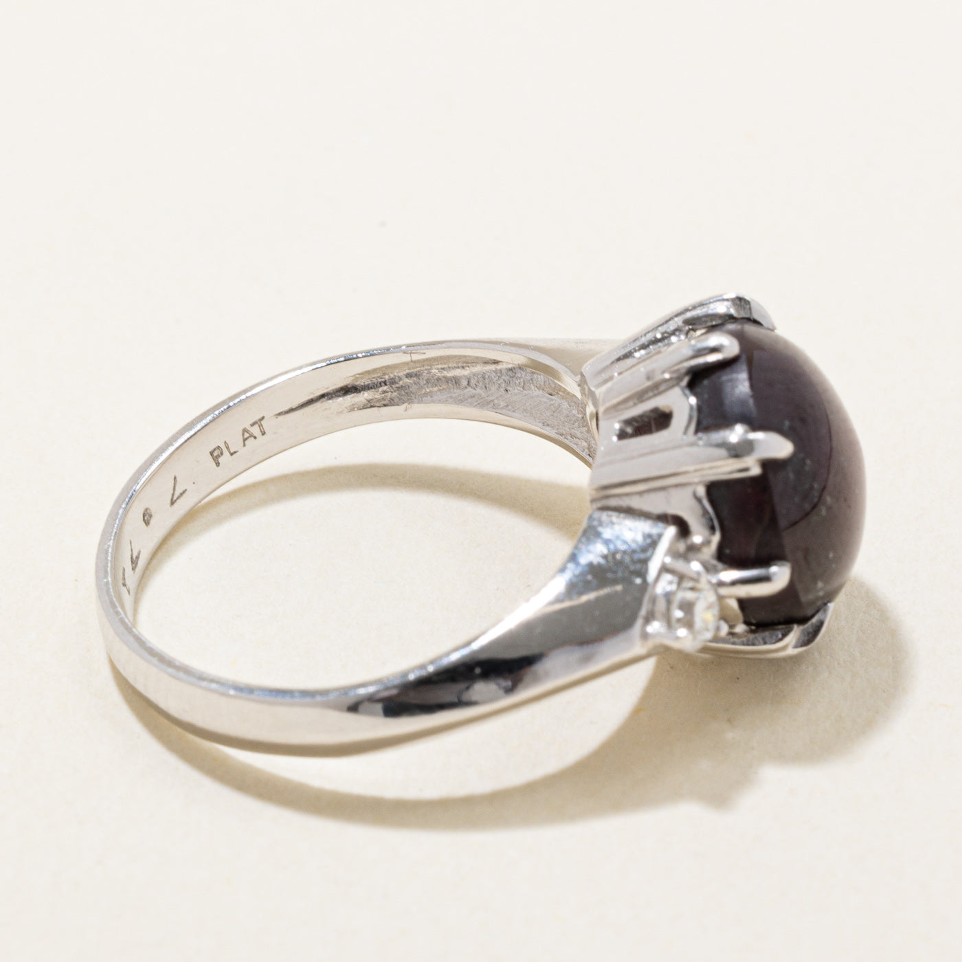 Star Ruby & Diamond Cocktail Ring | 8.39ct, 0.12ctw | SZ 6.25 |