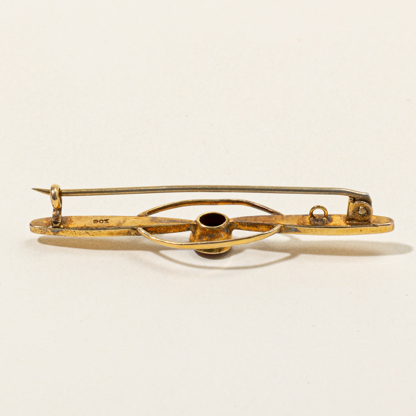 Garnet Topped Doublet Brooch | 0.50ct |