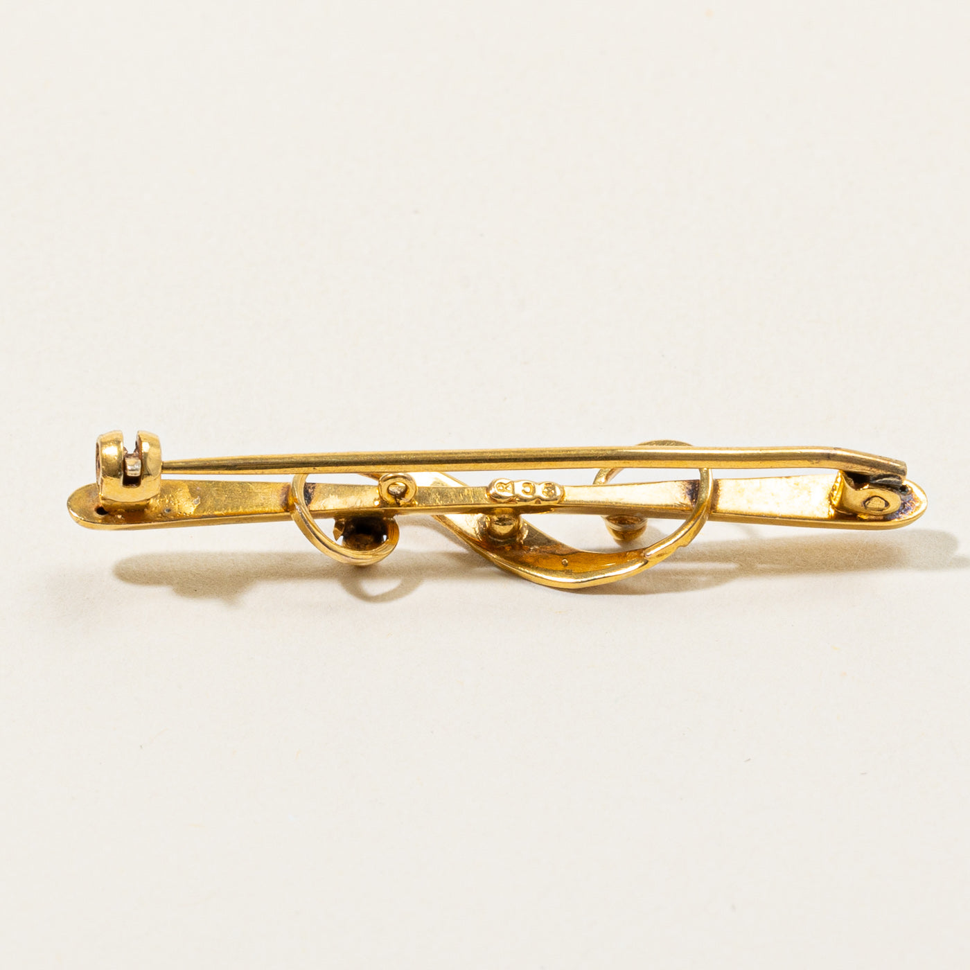 Ornate Seed Pearl Brooch