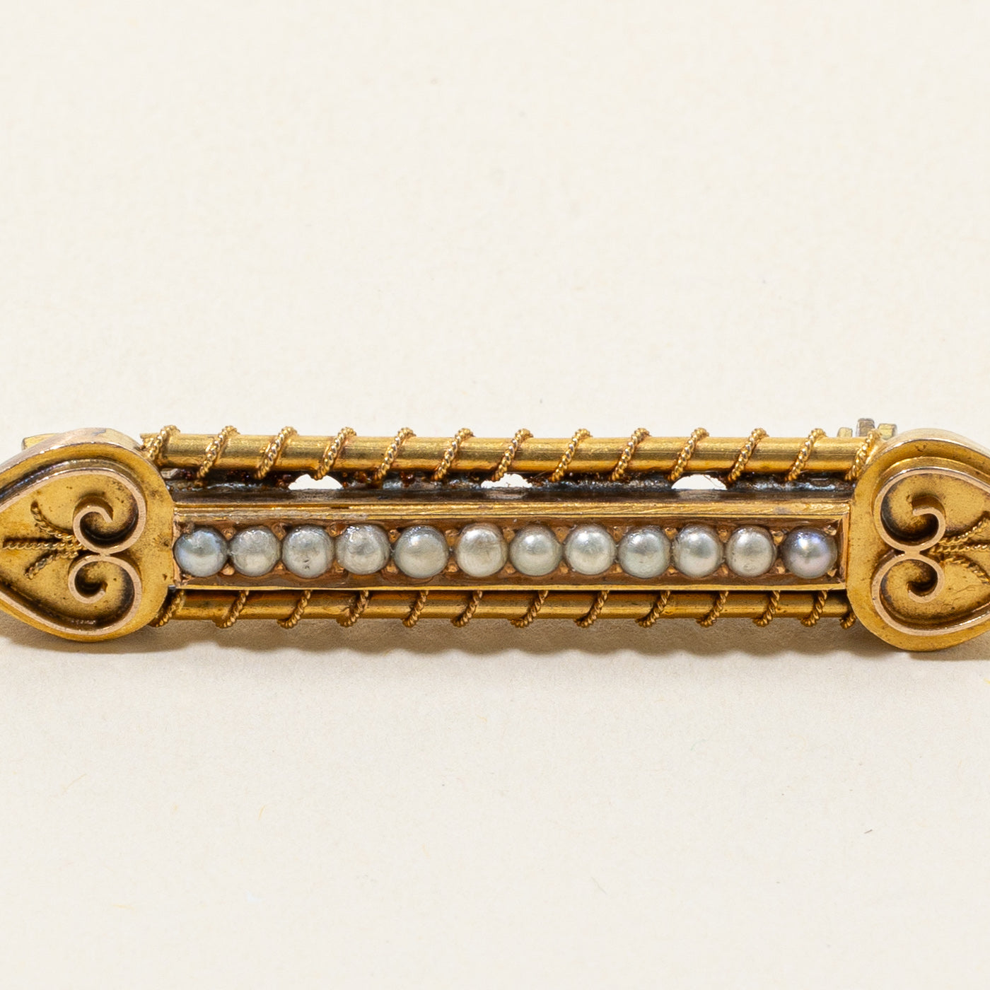 Seed Pearl Brooch