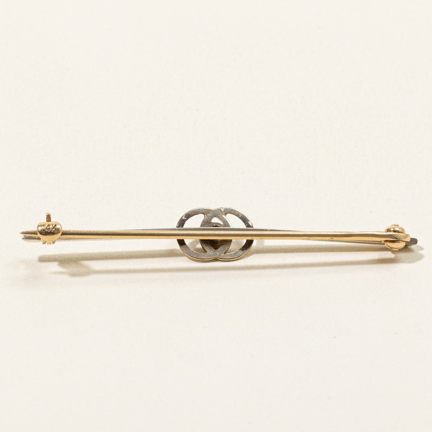 Old European Cut Diamond Brooch | 0.05ct |