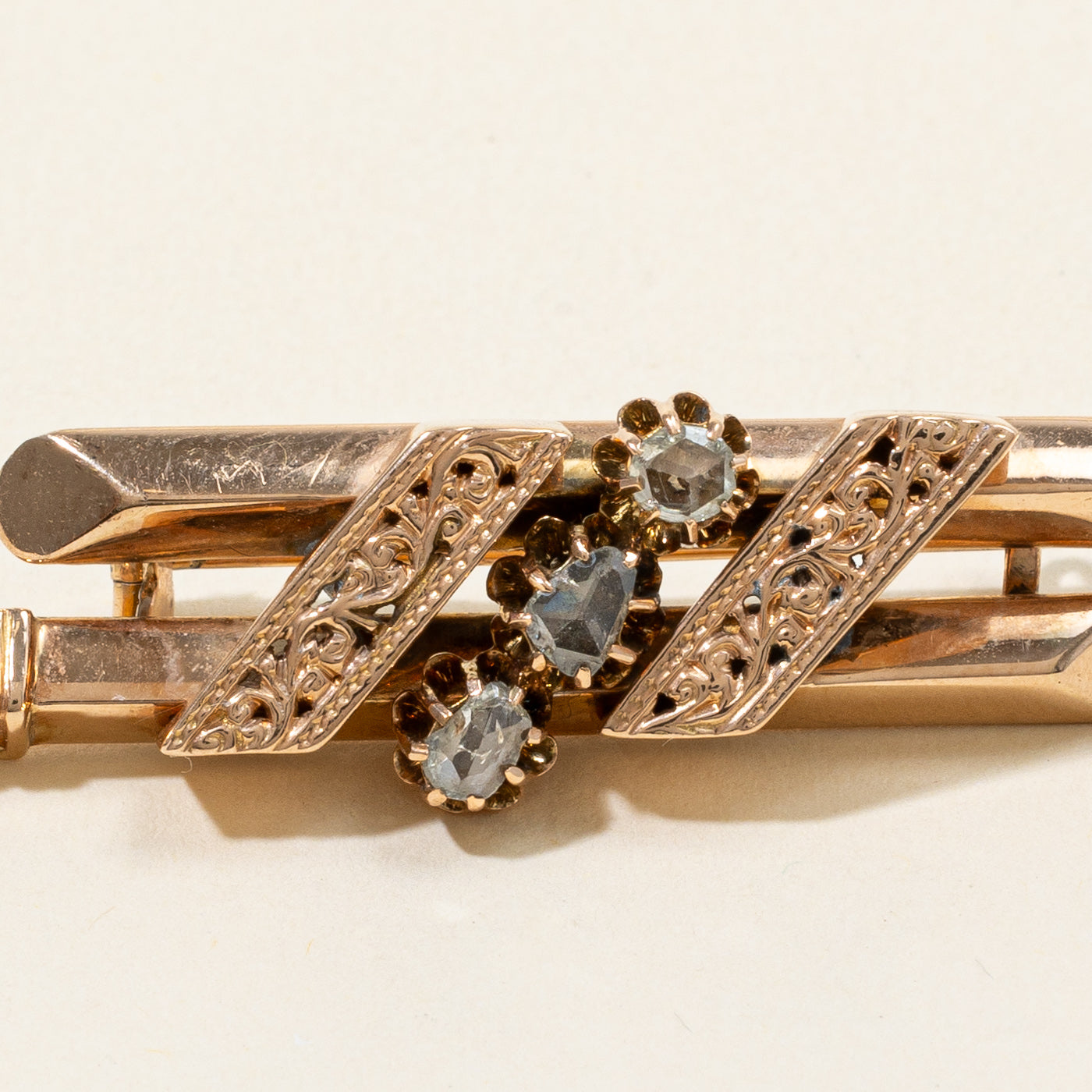 Rose Cut Diamond Brooch | 0.60ctw |