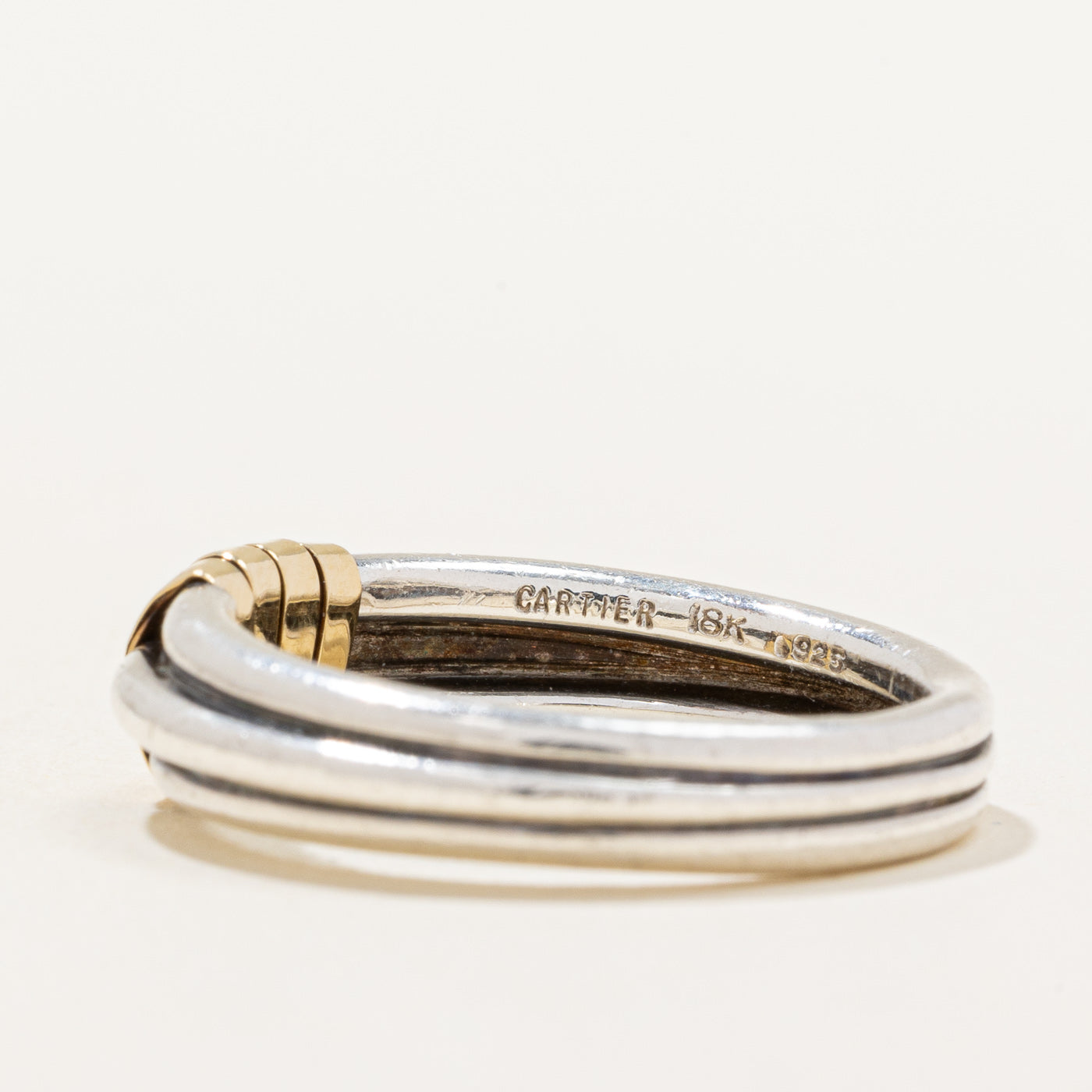 Cartier' Vintage Two Tone Band | SZ 8.5 |