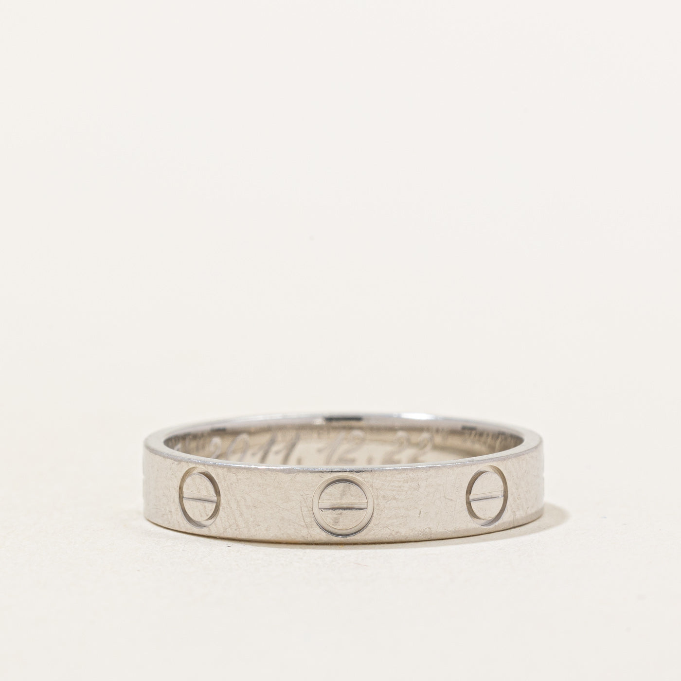 Bague « Cartier » Love, petit modèle | Taille 6,75 |