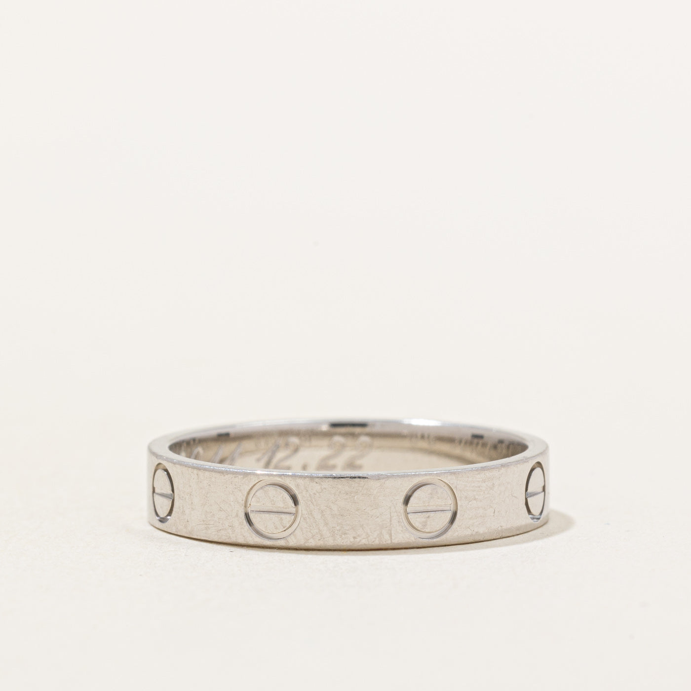 'Cartier' Love Ring, Small Model | SZ 6.75 |