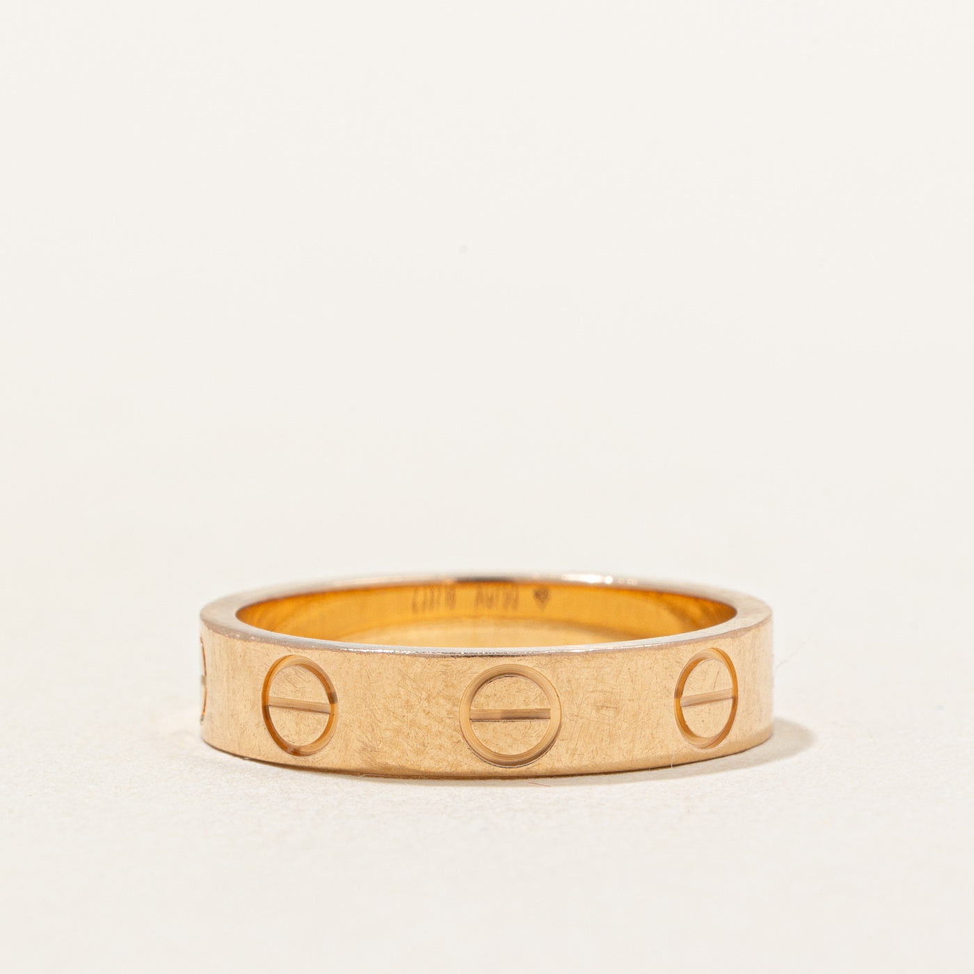 'Cartier' Love Ring, Small Model | SZ 3.25 |