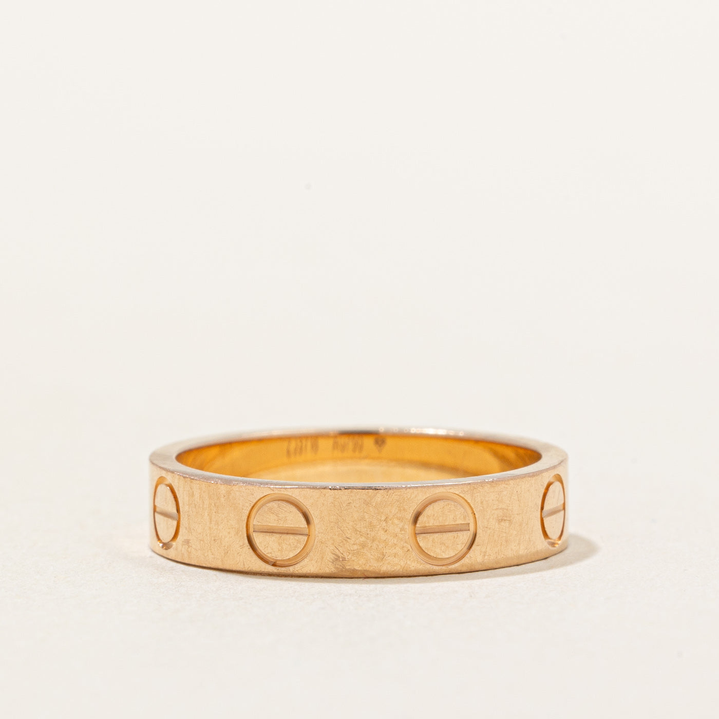 'Cartier' Love Ring, Small Model | SZ 3.25 |