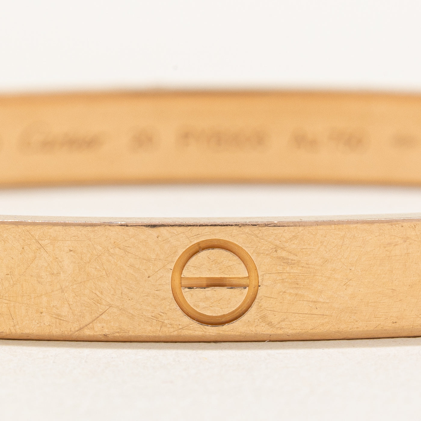 'Cartier' Love Bracelet, Rose Gold Classic Model | Cartier Size 20 |