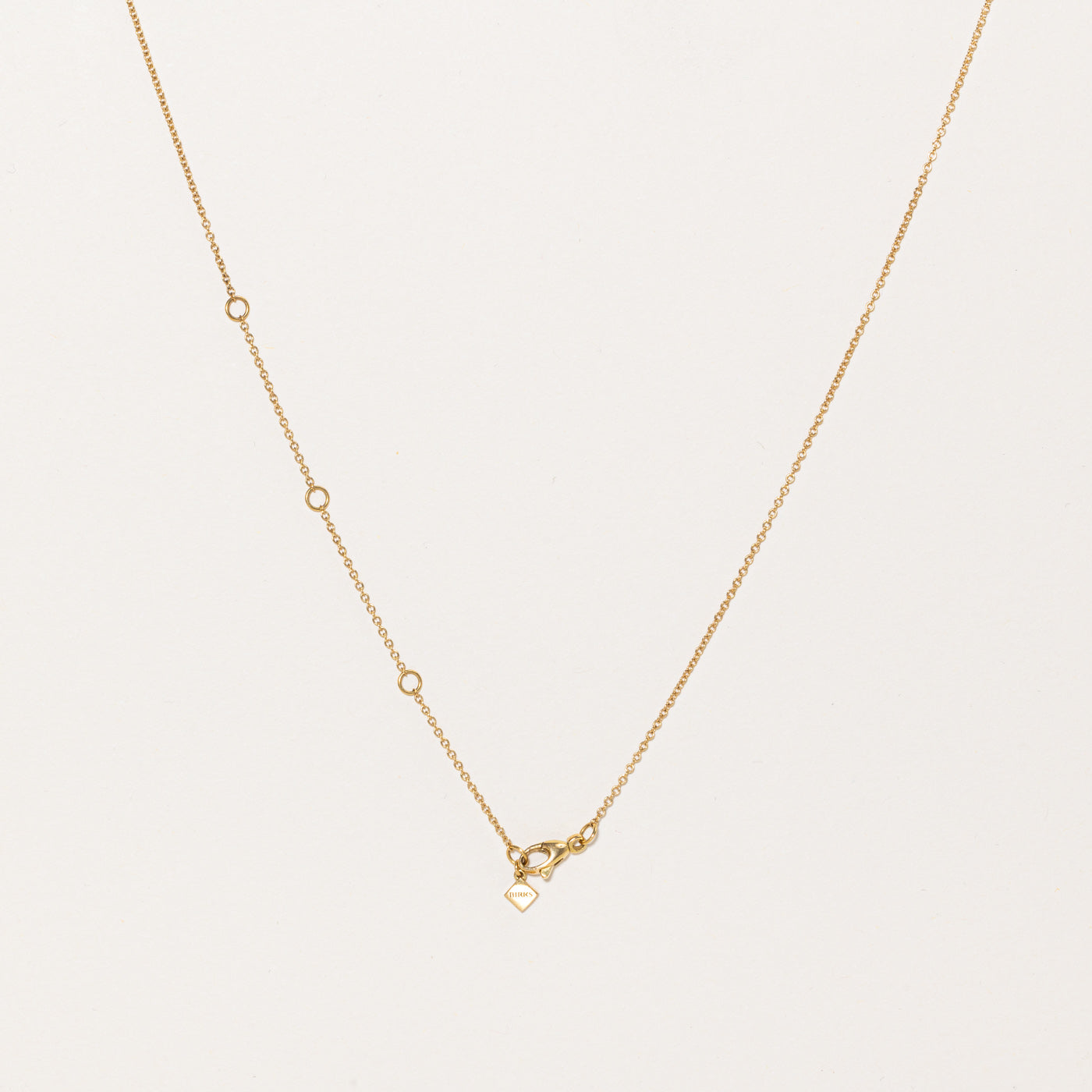Collier pendentif en diamant Petale de Birks | 0,15 ct | 45,7 cm |
