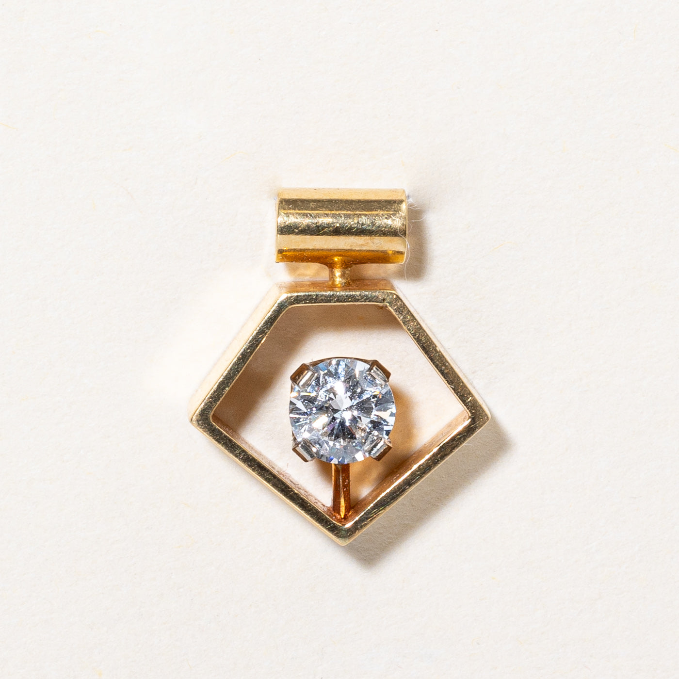 Diamond Geometric Pendant | 0.35ct |