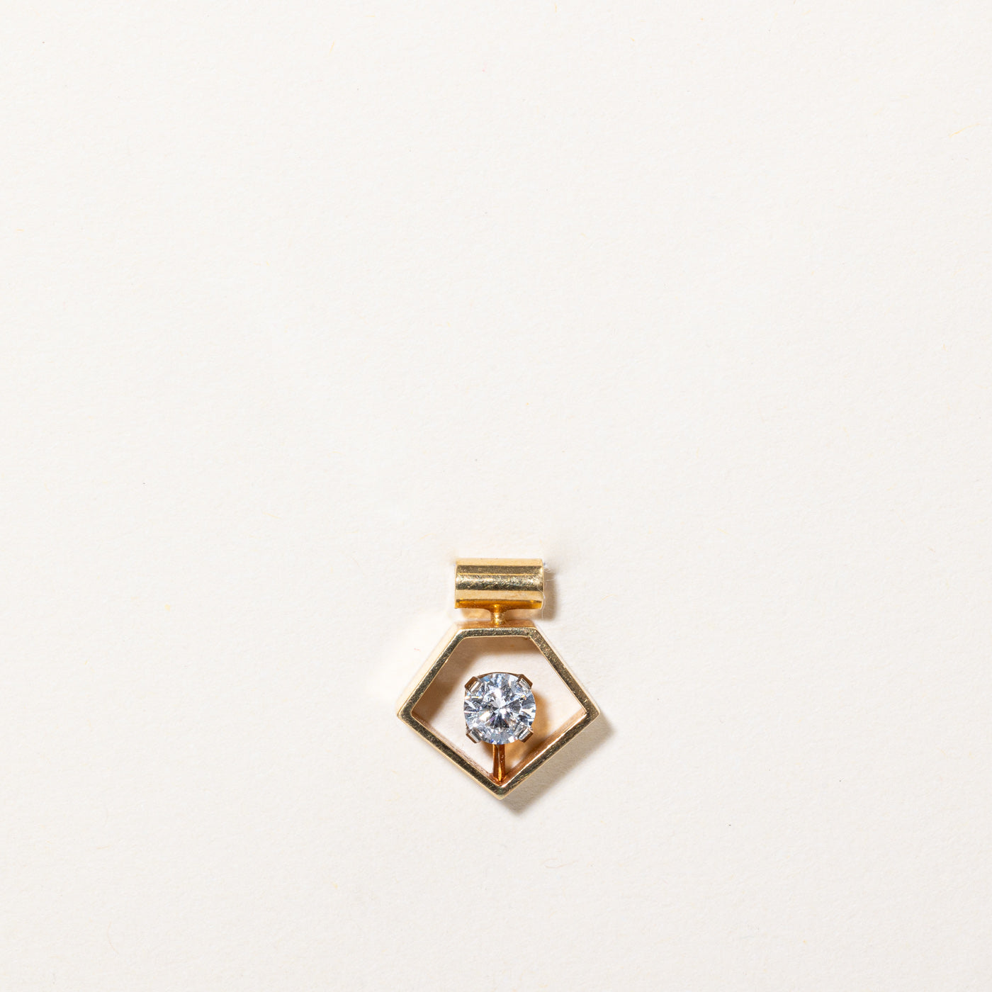 Diamond Geometric Pendant | 0.35ct |
