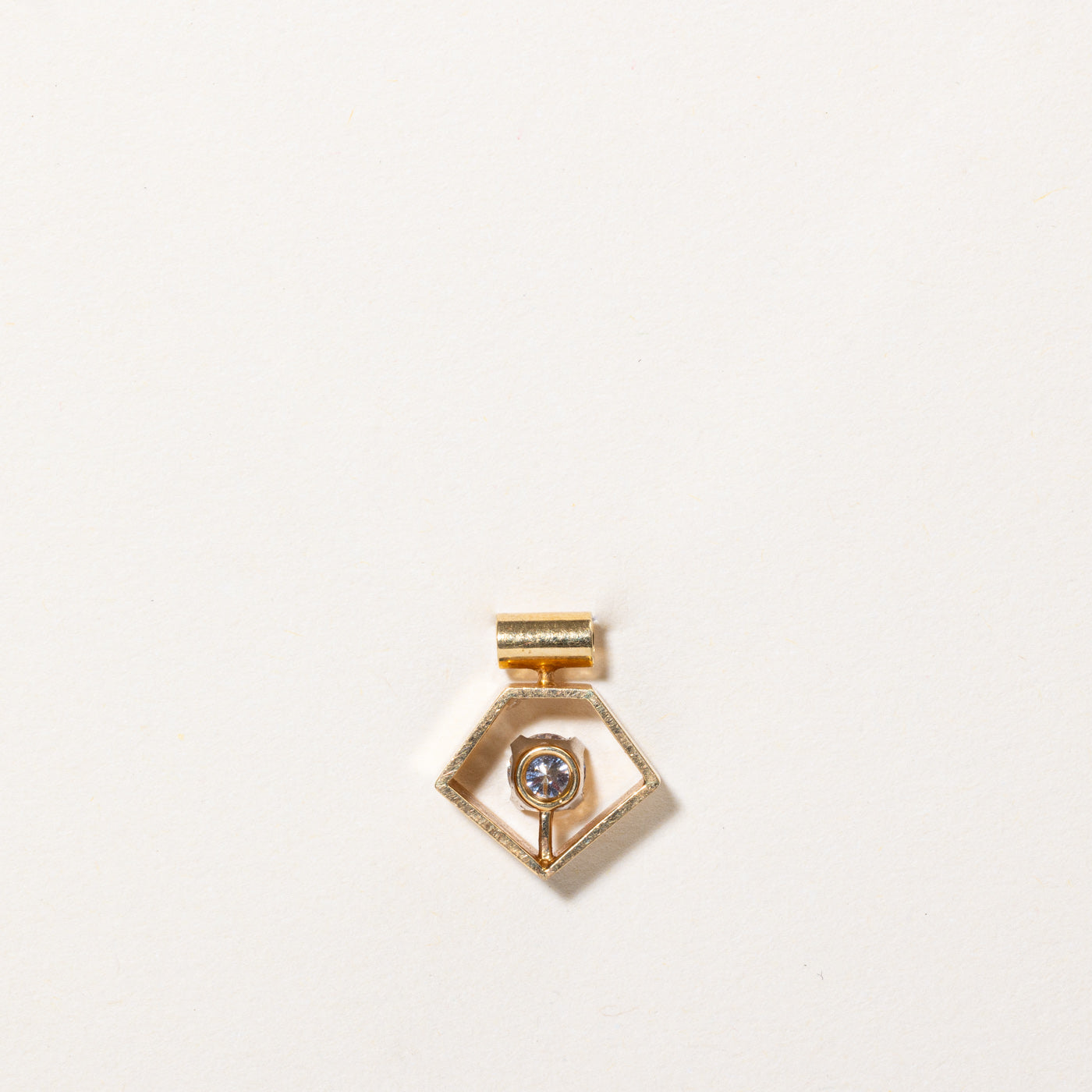 Diamond Geometric Pendant | 0.35ct |