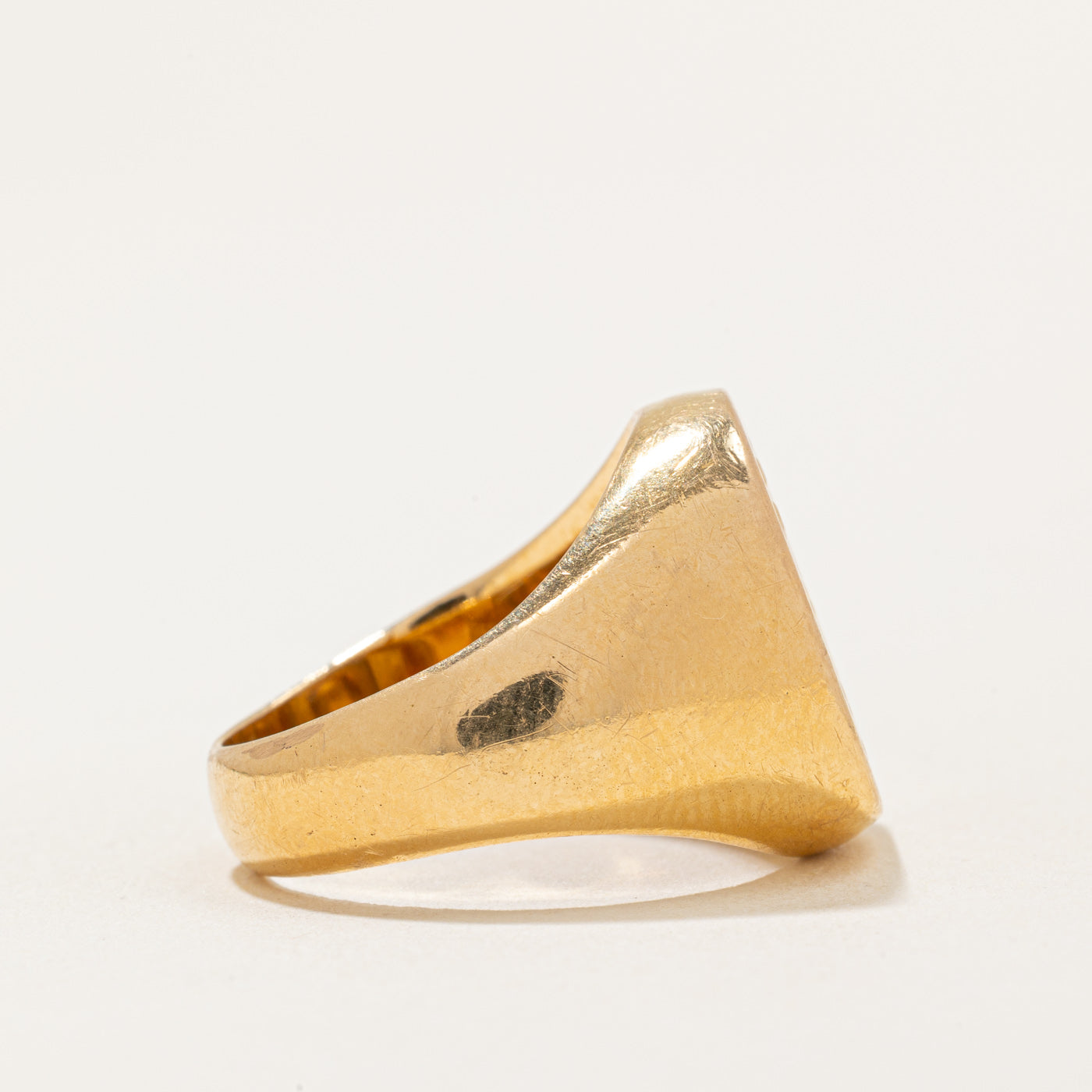 Cavelti' 18k Yellow Gold Nugget Ring | SZ 7.5 |