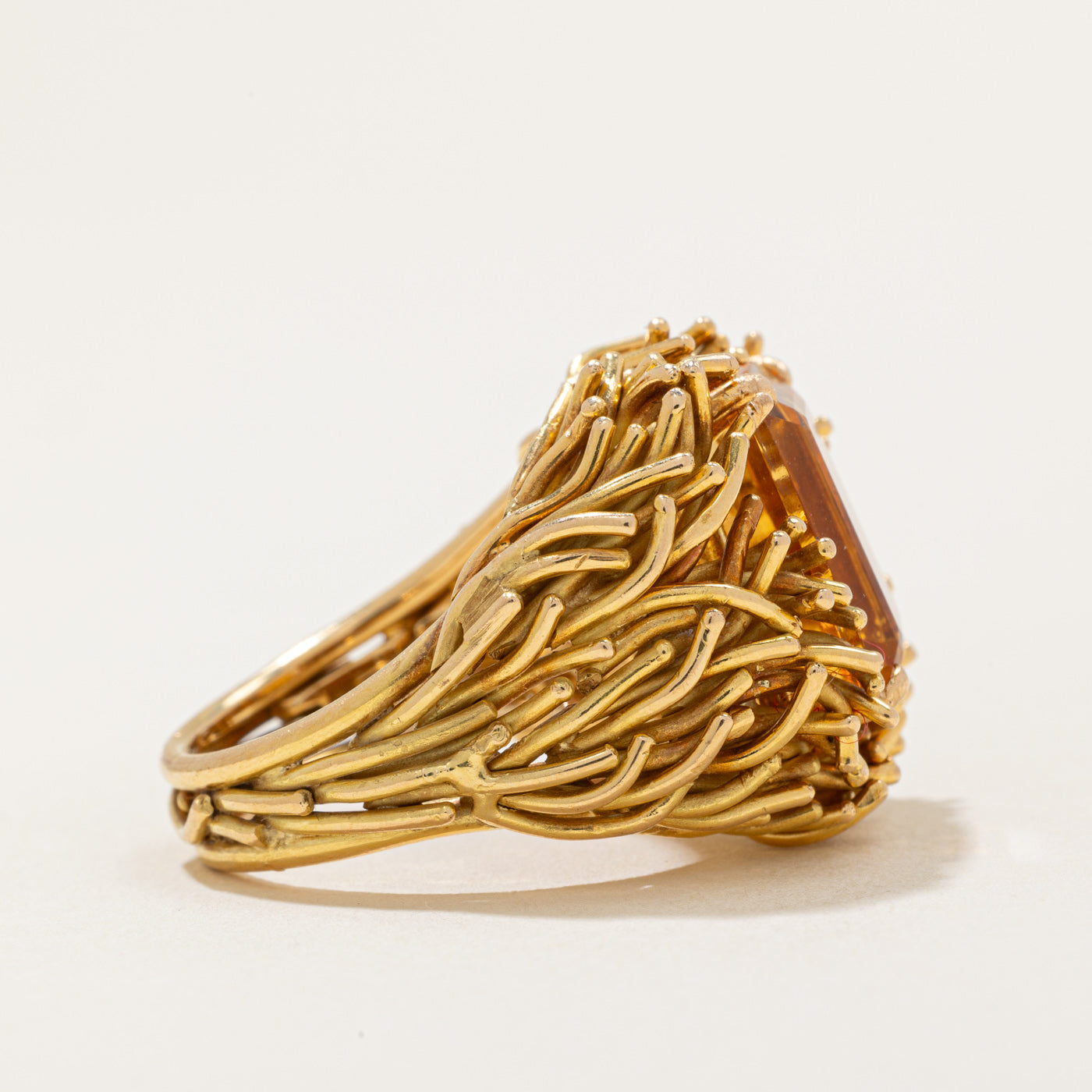 Bague cocktail Cavellti' Citrine | 7,00 ct | Taille 8 |