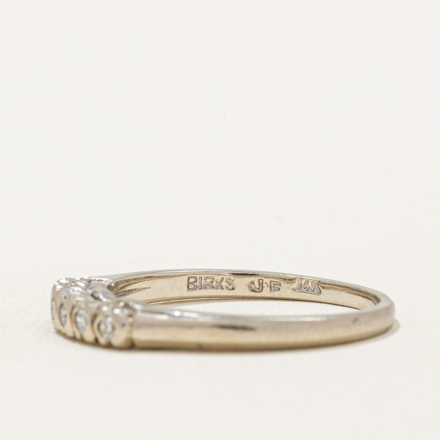 Birks J.F' Diamond Ring | 0.06ctw | SZ 5.75 |
