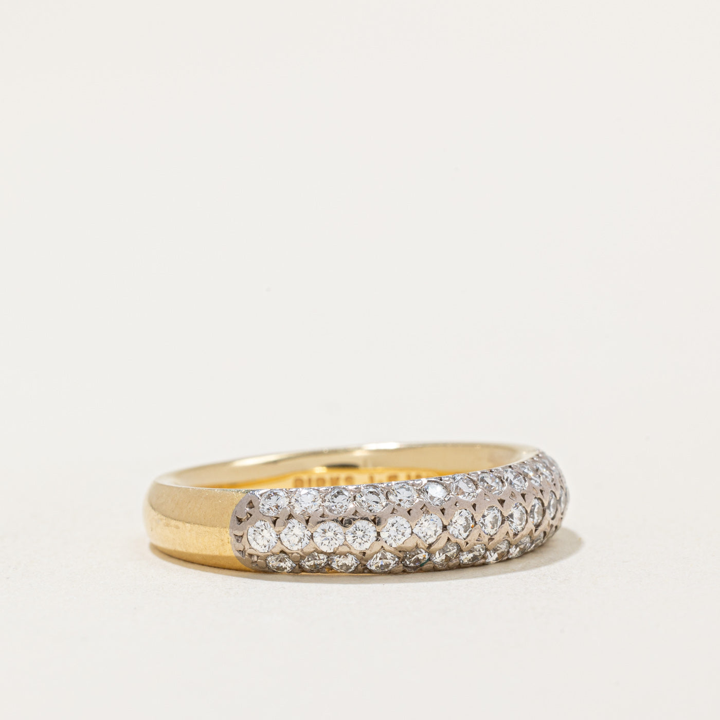 Birks' Pave Set Diamond Ring | 0.50ctw | SZ 6.25 |