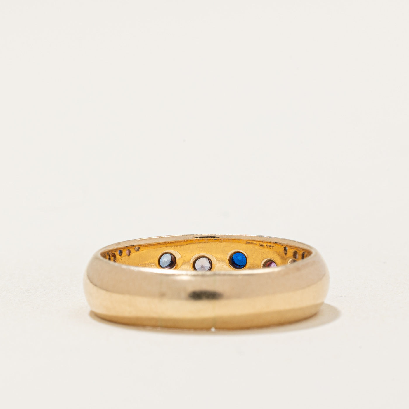 Bague Birks TWT en saphir synthétique et spinelle | 0,08 ct, 0,12 ct | Taille 6,75 |