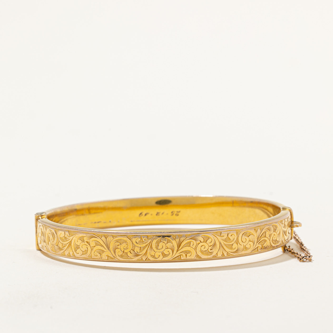 Birks' 9k Yellow Gold Engraved Bracelet | 6.5" |