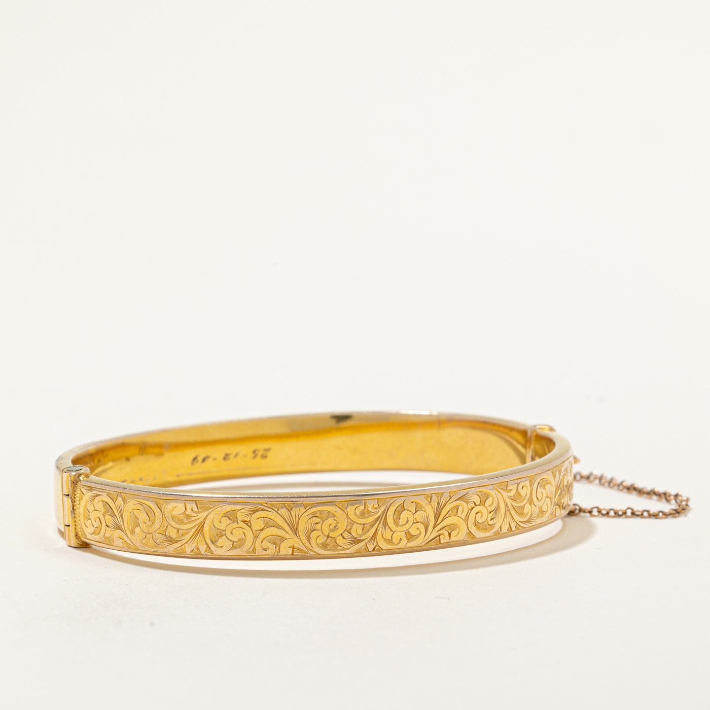 Birks' 9k Yellow Gold Engraved Bracelet | 6.5" |