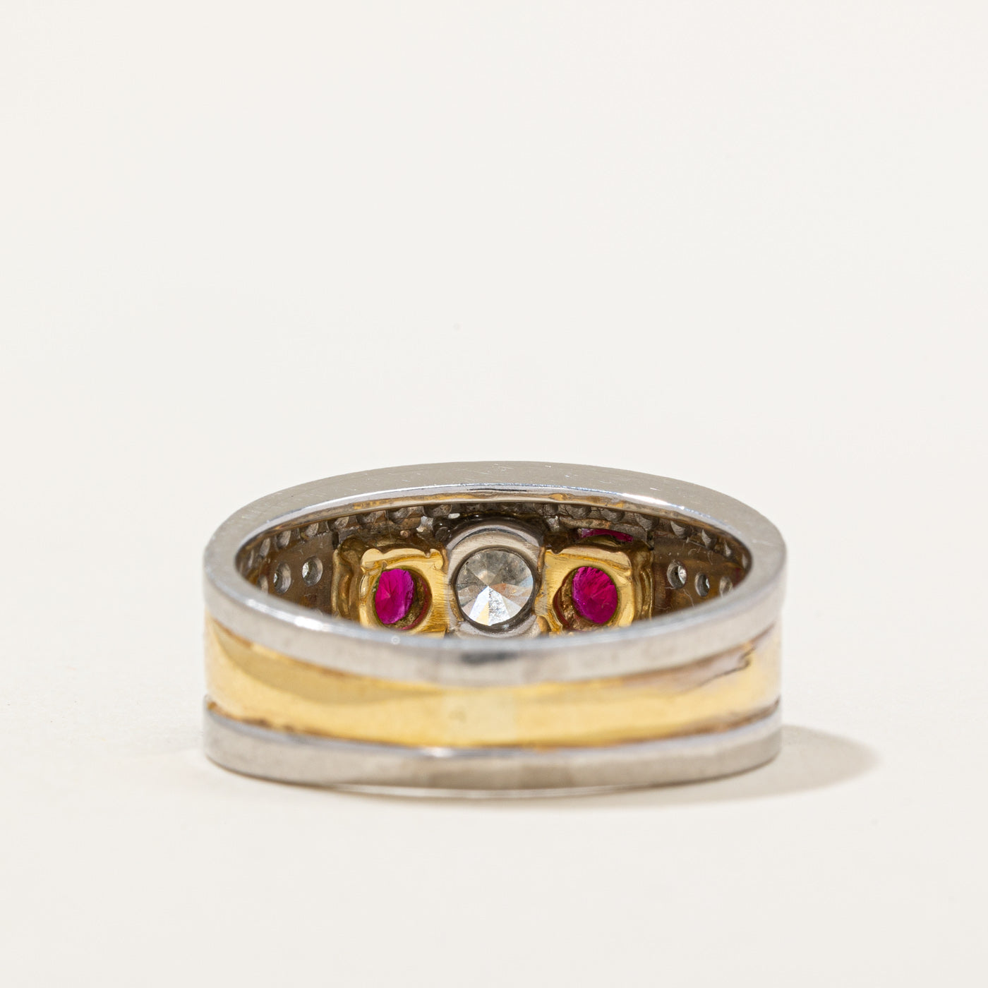 Patricia Vale' Diamond & Ruby Ring | 0.85ctw, 0.70ctw | SZ 7.25 |