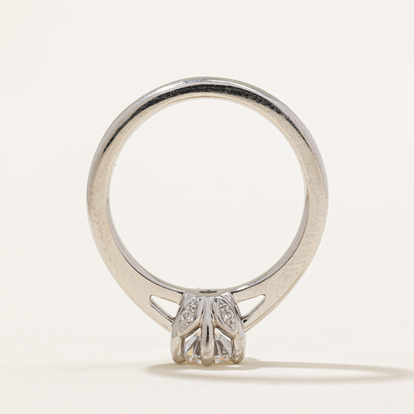 GIA Certified Diamond Engagement Ring | 0.57ct | SZ 5.5 |
