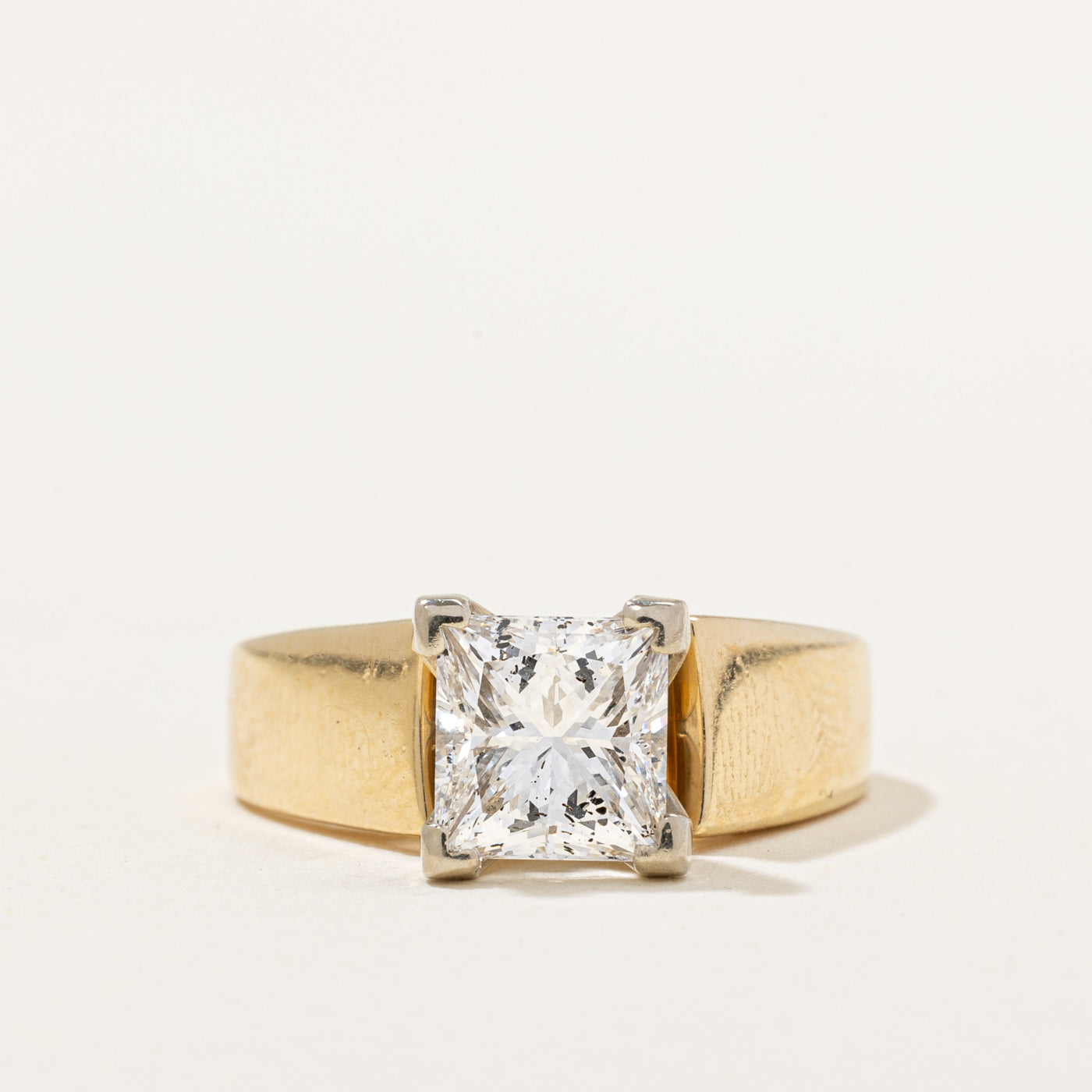 Princess Cut Diamond Engagement Ring | 1.65ct I1 H | SZ 5.5 |