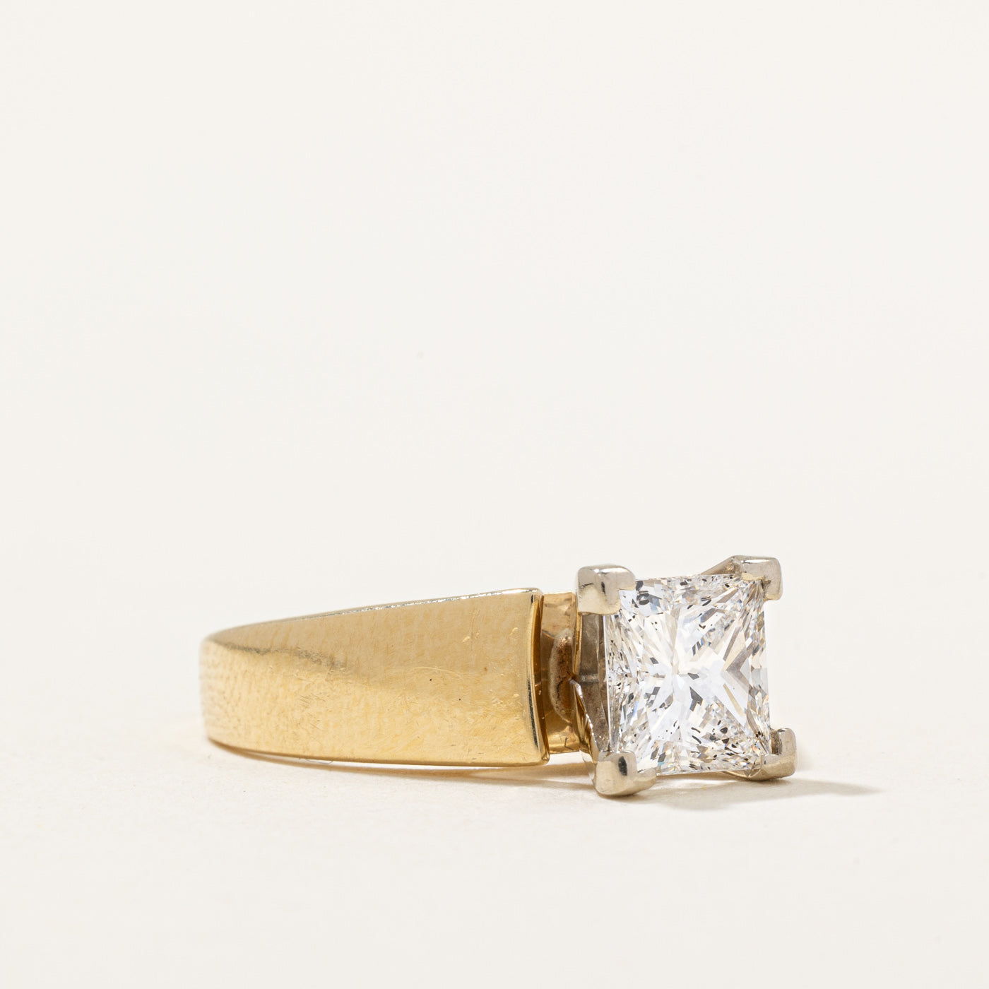 Princess Cut Diamond Engagement Ring | 1.65ct I1 H | SZ 5.5 |
