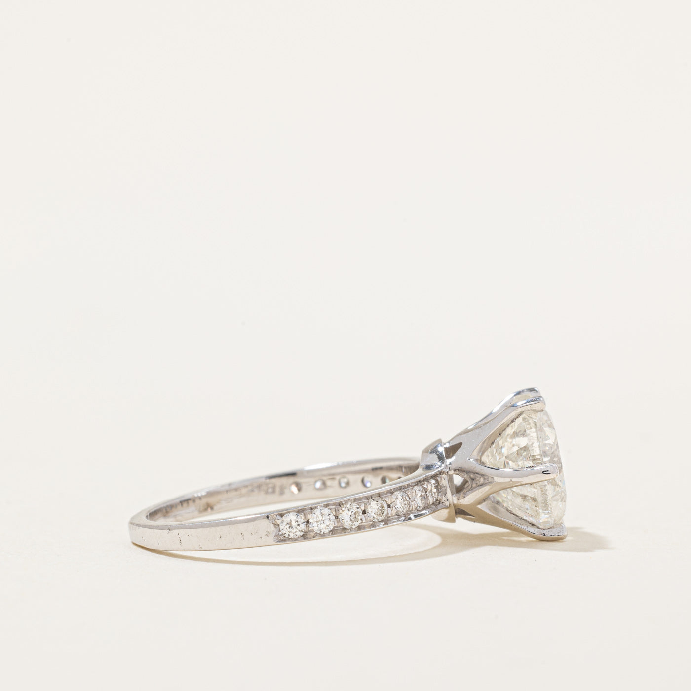 Diamond Engagement Ring | 3.01ctw I2 H | SZ 6.5 |
