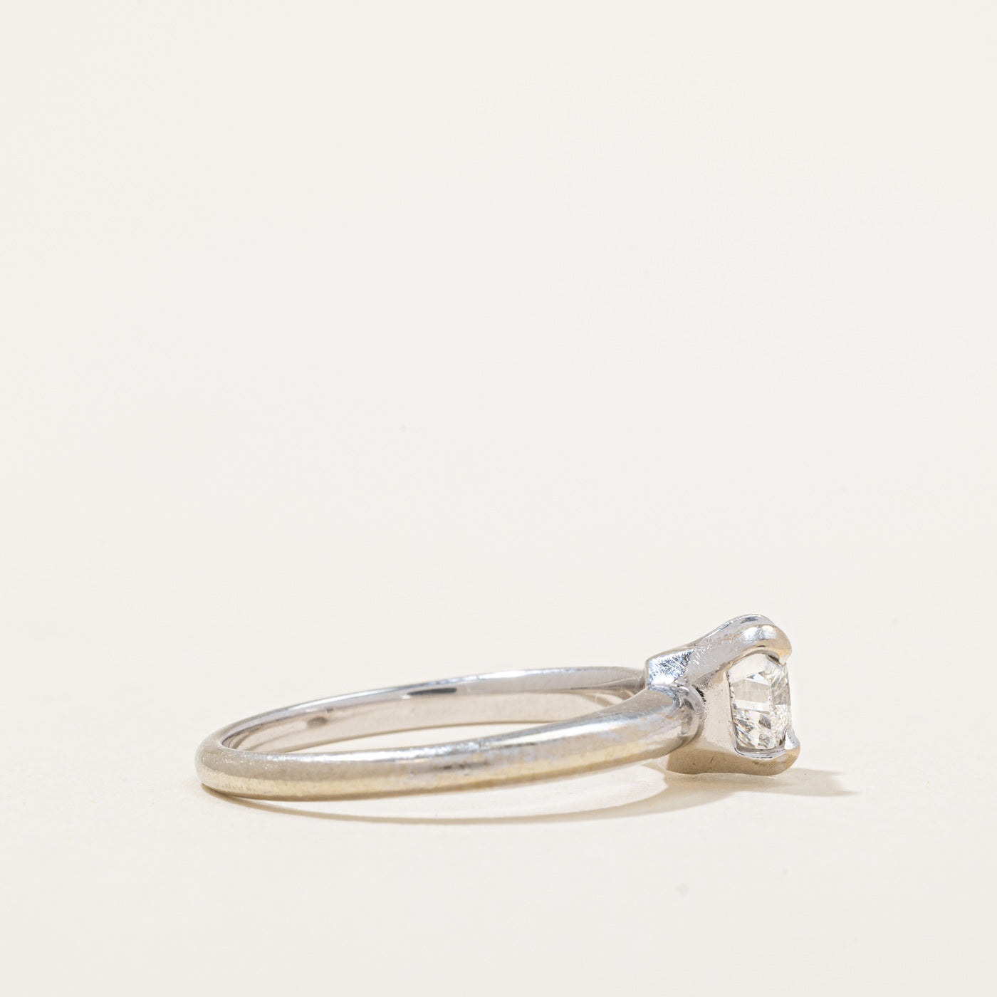 GIA Certified Diamond Heart Engagement Ring | 0.82ct | SZ 6.5 |