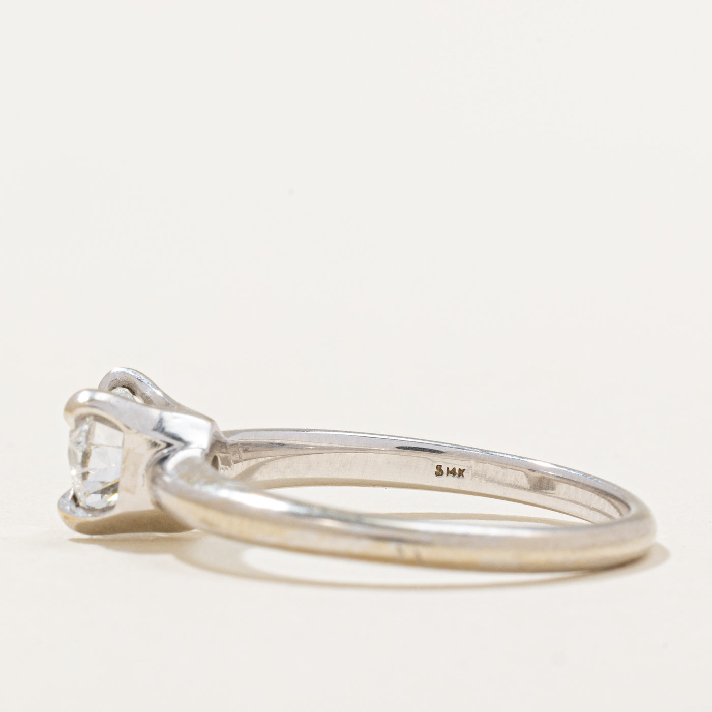 GIA Certified Diamond Heart Engagement Ring | 0.82ct | SZ 6.5 |