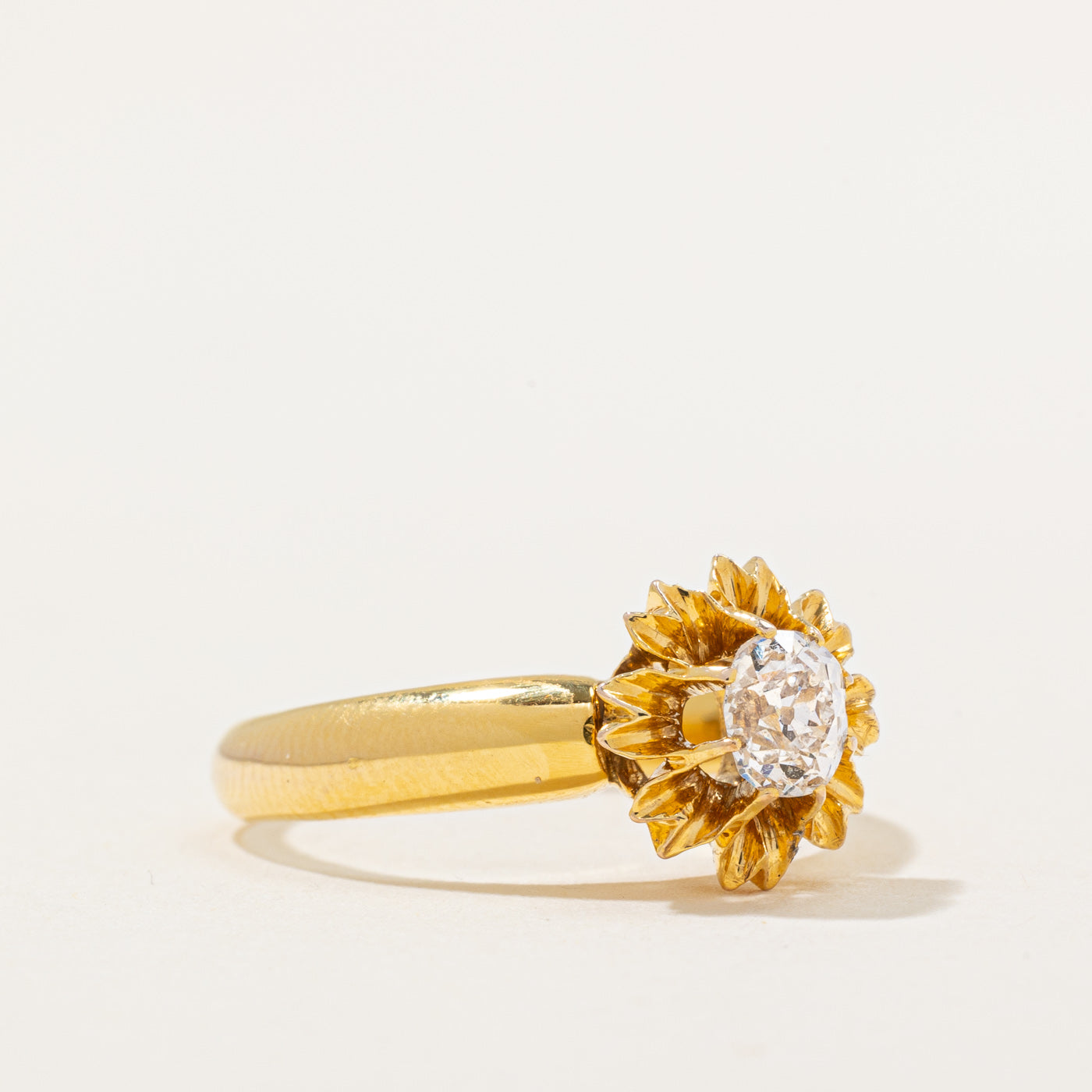 High Set Diamond Ring | 0.37ct | SZ 6.25 |