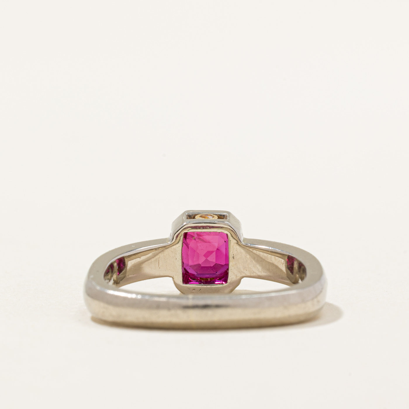 Ruby & Diamond Soft Square Ring | 1.05ct, 0.47ctw | SZ 5.75 |