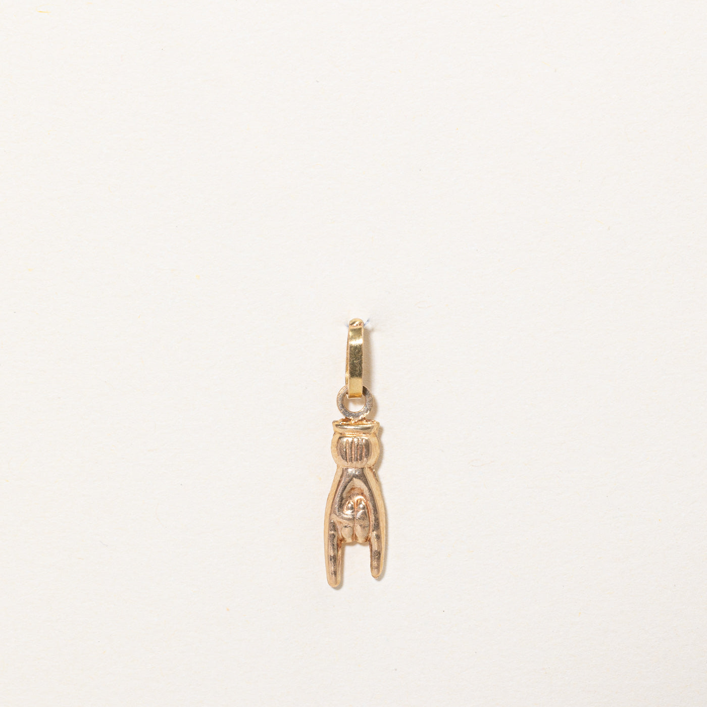 18k Yellow Gold Rock On Charm